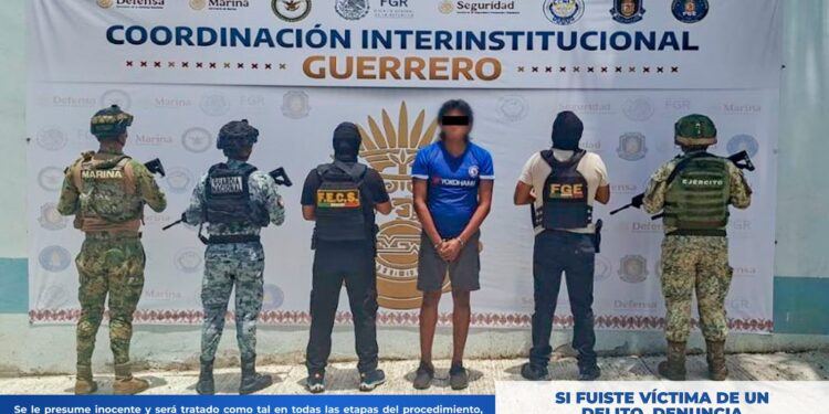 Estrategia contra la extorsión permite a FGEGuerrero detener a “El Quijadas” en Acapulco