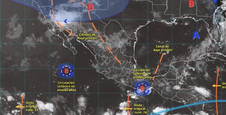 SMN alerta por lluvias intensas y calor extremo en gran parte del país este miércoles