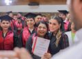 Evelyn Salgado madrina de la primera generación de la Universidad Virtual de Guerrero