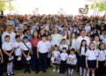 En Sinaloa se educa para la paz, expresa la Gobernadora Graciela Domínguez, al encabezar el inicio del ciclo escolar 2026-2027