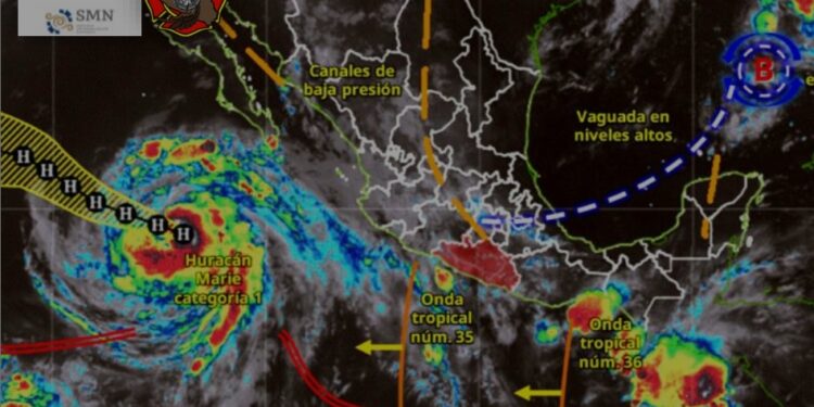 Probabilidad de lluvia ligera a moderada y fuerte para este jueves: SGIRPCGRO