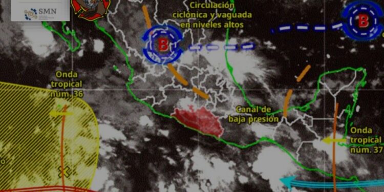 La SGIRPCGRO pronostica lluvia ligera a moderada y fuerte en diversas regiones del estado 